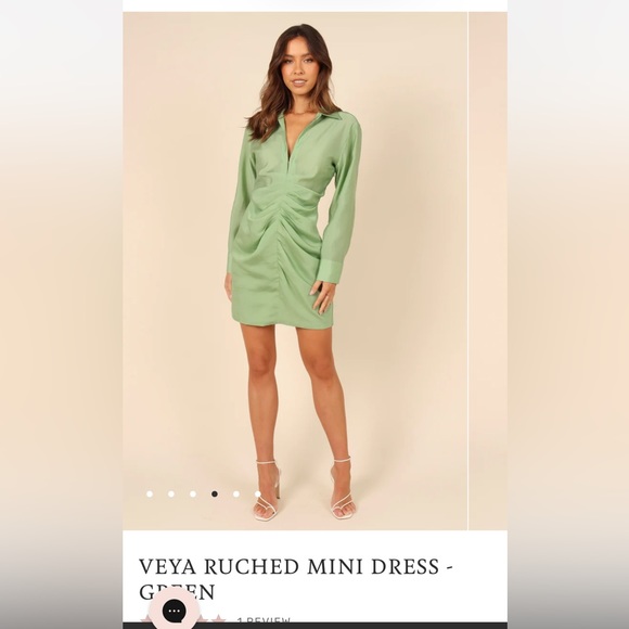 VEYA RUCHED MINI DRESS - Picture 2 of 3